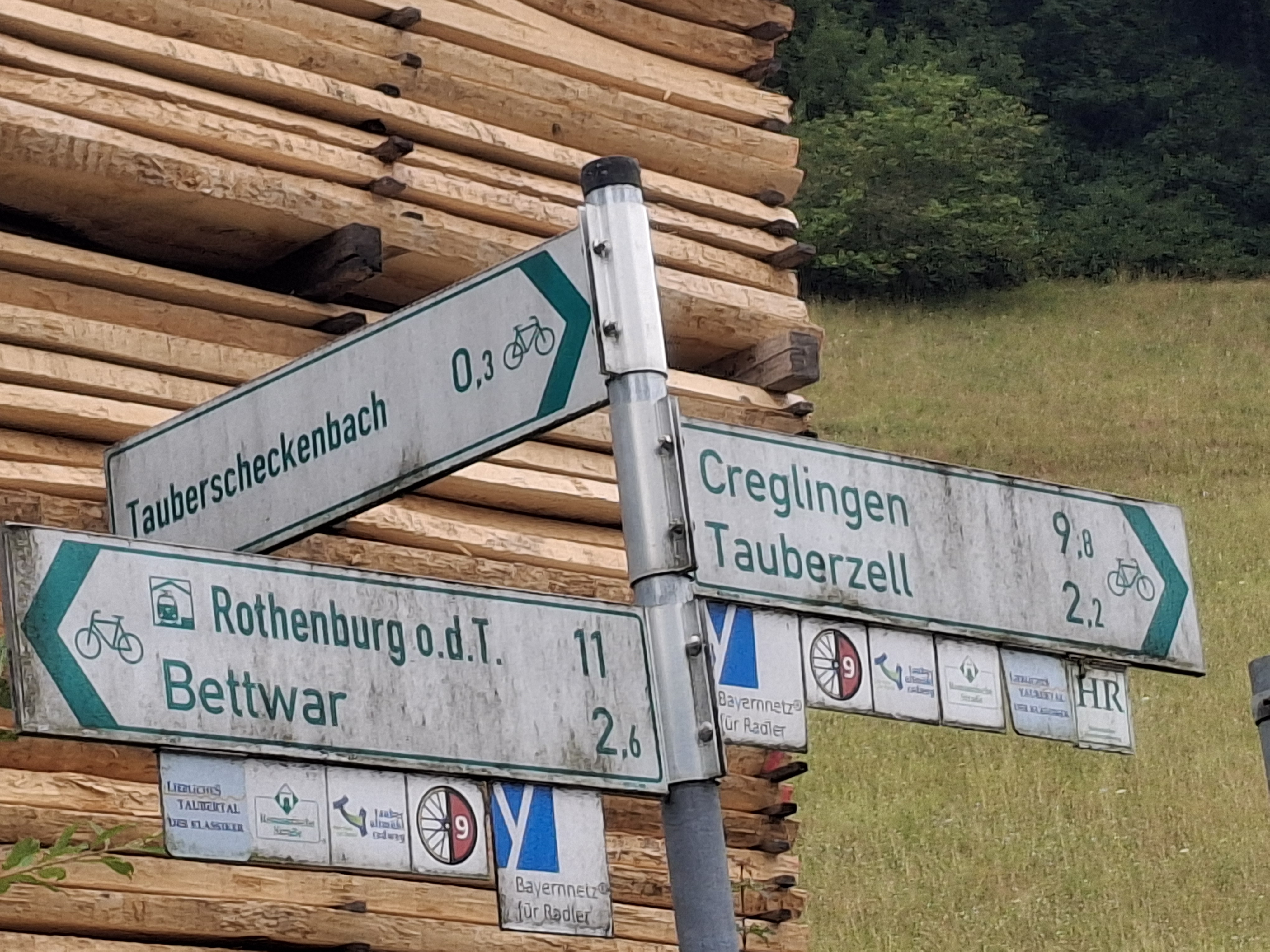 In das "Bayernnetz für Radler" 500m vor der Haustür einsteigen